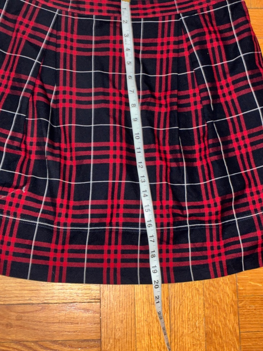 Land’s End, Red/Blue Plaid Skirt/Skort, Size 16, School Uniform - Picture 9 of 10